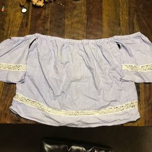 charlotte russe off the shoulder top
